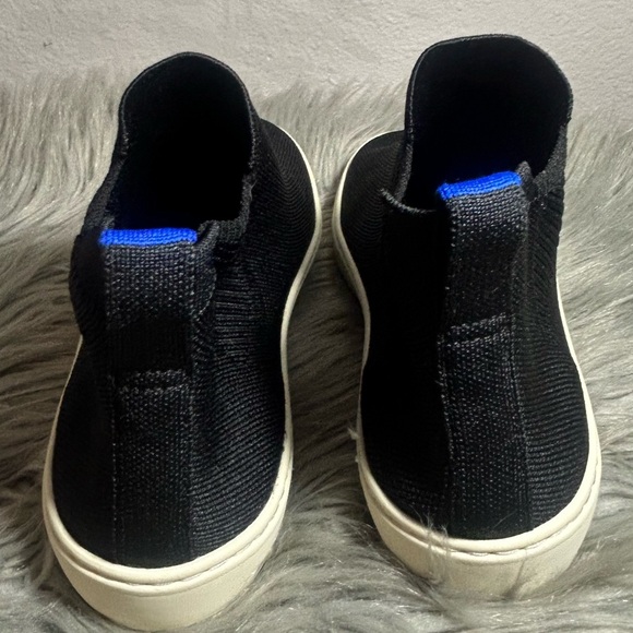 Rothy's The Chelsea Boot Knit Black High Top Knit Pull On Sneaker Size 8 - Picture 6 of 9